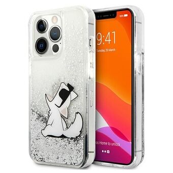 Karl Lagerfeld KLHCP13XGCFS iPhone 13 Pro Max 6,7" sølv/sølv hardcase Liquid Glitter Choupette Fun