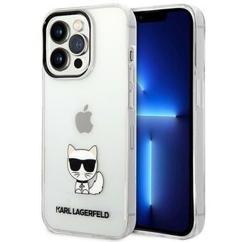Karl Lagerfeld KLHCP14XCTTR iPhone 14 Pro Max 6,7" hardcase gjennomsiktig Choupette Body.