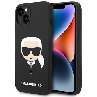 Karl Lagerfeld KLHCP14MSLKHBK iPhone 14 Plus 6,7" hardcase svart/svart Silikon Karls Head