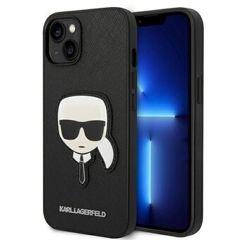 Karl Lagerfeld KLHCP14MSAPKHK iPhone 14 Plus 6,7" svart / svart hardcase Saffiano Karls Head