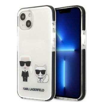 Karl Lagerfeld KLHCP13STPEKCW iPhone 13 mini 5.4" hardcase hvit/hvit Karl&Choupette
