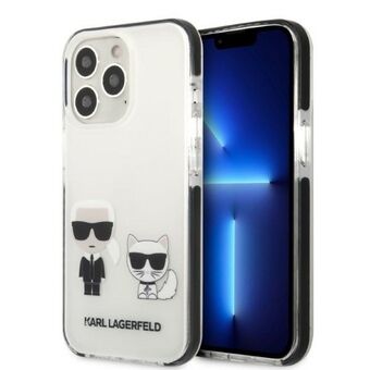 Karl Lagerfeld KLHCP13XTPEKCW iPhone 13 Pro Max 6,7" hardcase hvit/hvit Karl&Choupette
