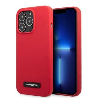 Karl Lagerfeld KLHCP13LSLMP1R iPhone 13 Pro / 13 6,1" hardcase rød/rød silikonplakett