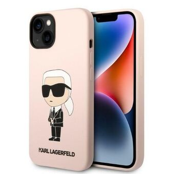 Karl Lagerfeld KLHCP14SSNIKBCP iPhone 14 6.1" hardcase rosa/rosa Silikon Ikonik