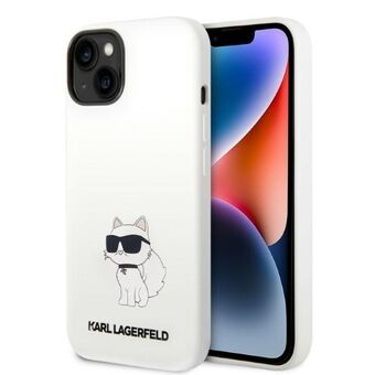 Karl Lagerfeld KLHMP14SSNCHBCH iPhone 14 6.1" hardcase hvit/hvit Silikon Choupette MagSafe