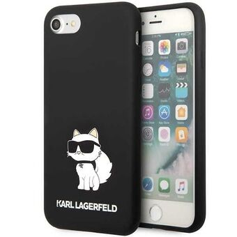 Karl Lagerfeld KLHCI8SNCHBCK iPhone 7/8/ SE 2020/2022 hardcase svart/svart Silikon Choupette