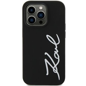 Karl Lagerfeld KLHCN61SKSVGK iPhone 11 / Xr 6.1" svart/svart hardcase silikonsignatur