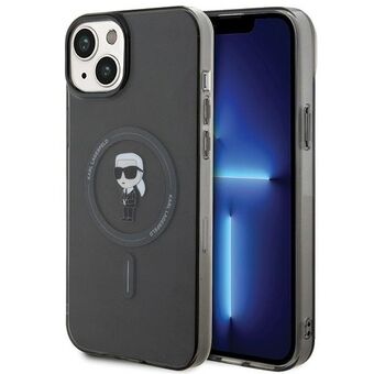 Karl Lagerfeld KLHMP15MHFCKNOK iPhone 15 Plus / 14 Plus 6.7" svart/sort hardcase IML Ikonik MagSafe