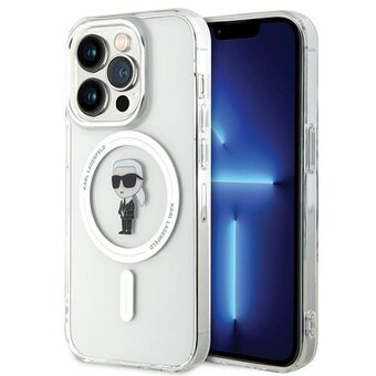 Karl Lagerfeld KLHMP15LHFCKNOT iPhone 15 Pro 6.1" gjennomsiktig hard-case IML Ikonik MagSafe