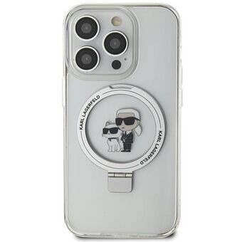 Karl Lagerfeld KLHMN61HMRSKCH iPhone 11 / Xr 6.1" hvit hardcase Ring Stand Karl&Choupettte MagSafe
