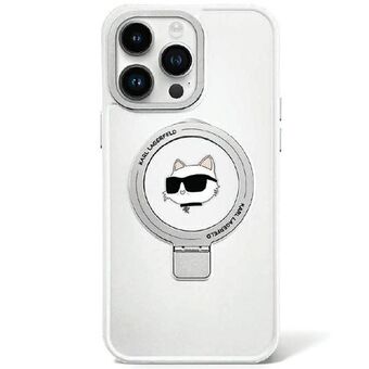 Karl Lagerfeld KLHMP15SHMRSCHH iPhone 15 6.1" hvit hardcase Ring Stand Choupette Head MagSafe