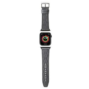 Karl Lagerfeld Pasek KLAWLSAKLHPG Apple Watch 42/44/45/49mm sølvstropp Saffiano Monogram