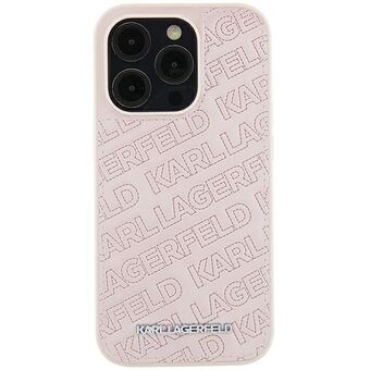 Karl Lagerfeld KLHCP15SPQKPMP iPhone 15 6.1" rosa/rosa hardcase Quilted K Pattern