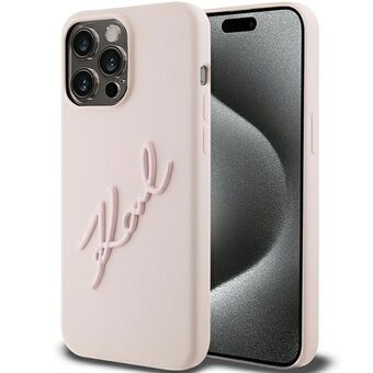 Karl Lagerfeld KLHCP15LSKSBMCP iPhone 15 Pro 6.1" rosa/pink hardcase Silikon Karl Script