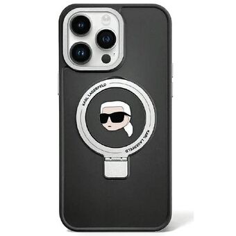 Karl Lagerfeld KLHMP15MHMRSKHK iPhone 15 Plus 6.7" svart/sort hardcase Ring Stand Karl Head MagSafe