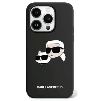 Karl Lagerfeld KLHMP15XSKCHPPLK iPhone 15 Pro Max 6.7" svart/hardcase Silicone Karl & Choupette MagSafe