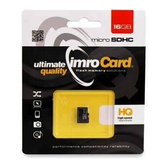 16GB Imro microSD minnekort uten adapter