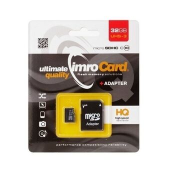 Minnekort microSD 32GB Imro+ adp 10C UHS-3