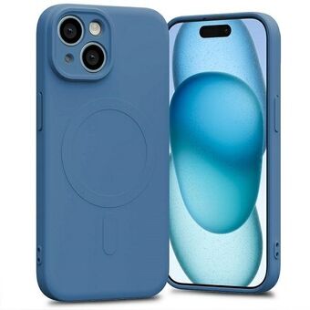 Mercury MagSafe Halv-Silikon iPhone 15/14/13 6,1" blå /blå