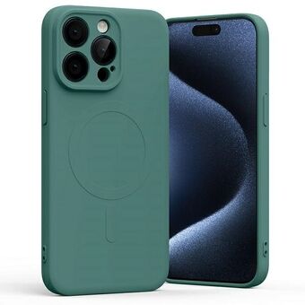 Mercury MagSafe Semi-Silicone iPhone 15 Pro Max 6,7" zielony /grønn