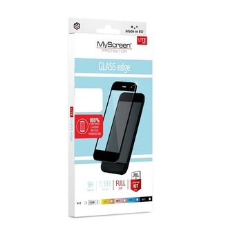 MSP Diamond Glass Lite Edge FG iPhone 6 / 6s svart / svart hellim