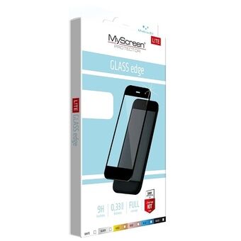 MS Lite Glass Edge for Motorola Moto G7 Plus Svart/svart