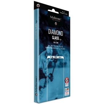 MS Diamond Edge FG Oppo A93 svart / svartFulllim