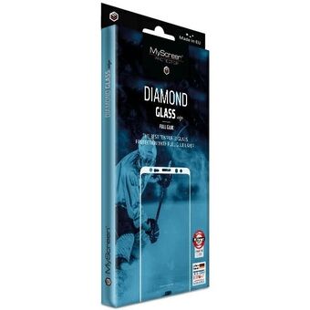 MS Diamond Glass Edge FG for Realme GT 5G/GT Neo, svart/sort, heldekkende lim.