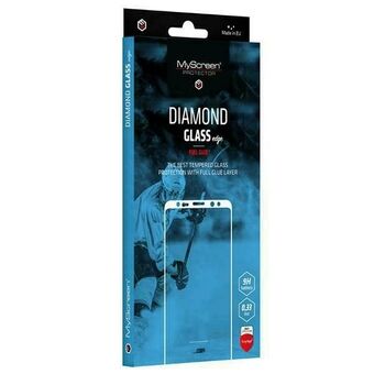 MS Diamond Glass Edge FG til Motorola Moto G62/G32, svart/svart, Full Glue.