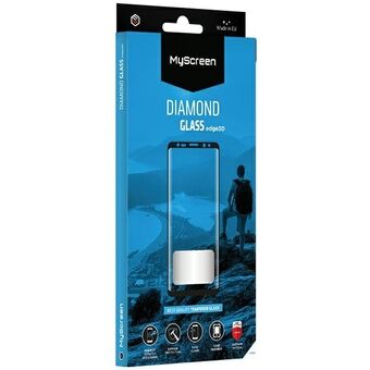 MS Diamond Glass Edge 3D til Motorola Edge 30 Ultra, svart Tempered Glass