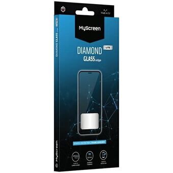 MS Diamond Glass Edge Lite FG iPhone 15 6.1" czarny/black Full Glue kan oversettes til norsk som: 

MS Diamond Glass Edge Lite FG iPhone 15 6.1" svart/sort Full Lim.