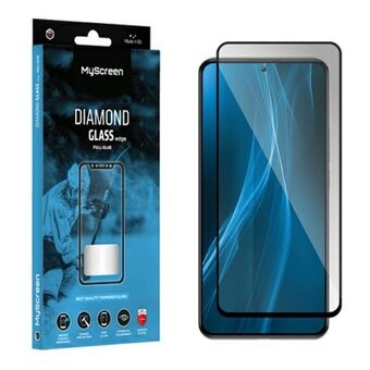 MS Diamond Glass Edge FG Xiaomi 13T/13T Pro svart/fullt lim