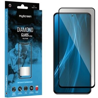 MS Diamond Glass Edge FG Oppo A2 5G svart/svart Full Glue