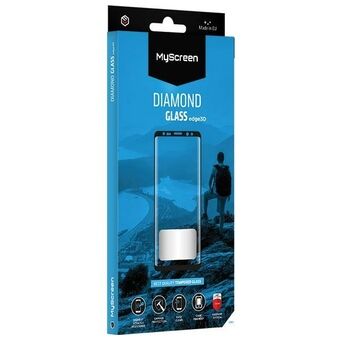 MS Diamond Glass Edge 3D OnePlus 12 5G svart/sort herdet glass