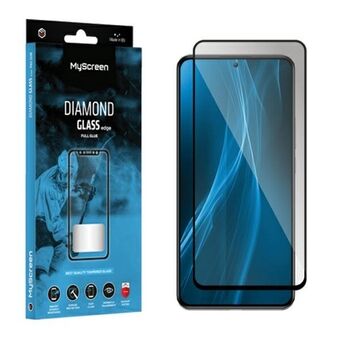 MS Diamond Glass Edge FG for Motorola Moto G04/G24 Power, svart/svart, full lim.