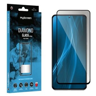 MS Diamond Glass Edge FG Xiaomi Poco X6 svart/svart Full Lim