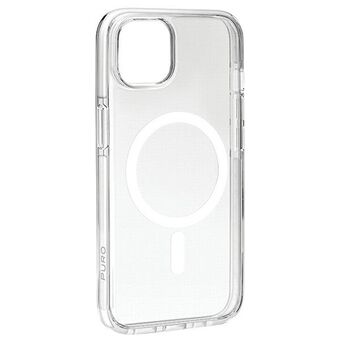Puro LITEMAG PRO iPhone 15 6.1-tommers MagSafe transparent/klar PUIPC1561LITEMPWHI