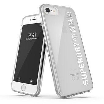 SuperDry Snap iPhone 6 / 6s / 7/8 / SE 2020 / SE 2022 Klart deksel hvit / hvit 41573