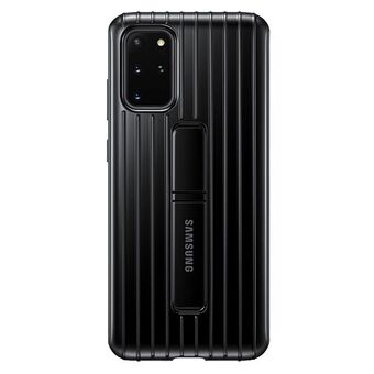 Veske Samsung EF-RG985CB S20 + G985 svart / svart beskyttende stående deksel