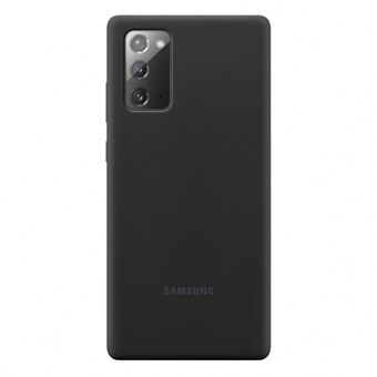 Etui Samsung EF-PN980TB Note 20 N980 svart/silikon-deksel
