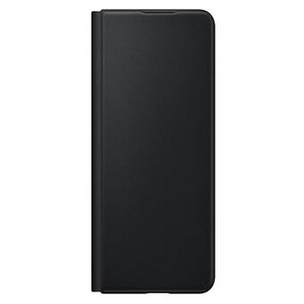 Veske Samsung EF-FF926LBEGWW Z Fold 3 svart / svart skinn Flip Cover