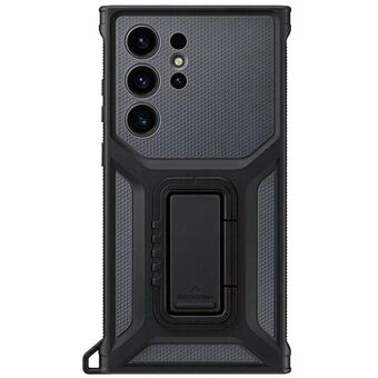 Etuiet Samsung EF-RS918CB S23 Ultra S918 titangrå/titan Rugged Gadget Case
