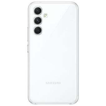 Etuiet Samsung EF-QA546CTEGWW A54 5G A546 er gjennomsiktig Soft Clear Cover.
