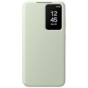 Etuiet Samsung EF-ZS921CGEGWW S24 S921 lysegrønt Smart View Wallet-etui