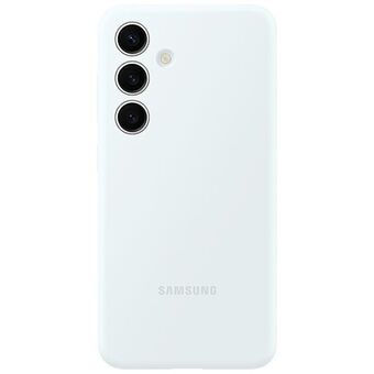 Etui Samsung EF-PS921TWEGWW S24 S921 hvitt/hvit silikonetui