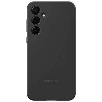Etui Samsung EF-PA556TBEGWW A55 5G A556 svart/sort Silikon Deksel