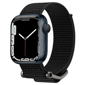 Spigen DuraPro Flex Apple Watch 4/5/6/7/SE 42/44/45 mm svart/svart AMP02465