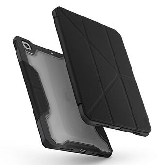 UNIQ-deksel for Trexa iPad 10.2 "2021/2020/2019 Antimikrobiell svart / svart