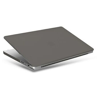 UNIQ-deksel Claro MacBook Pro 16" (2021) gjennomsiktig grå / røyk matt grå