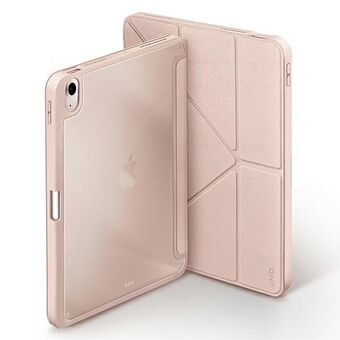 UNIQ etui for iPad Air 10.9 (2022/2020) med antimikrobiell beskyttelse, i fargen rosa/blush pink.